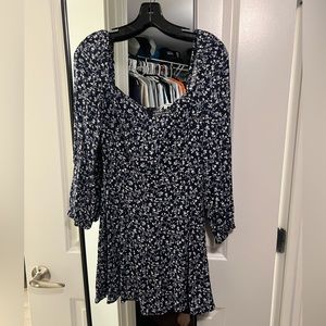 Blue Floral Reformation Mini - Worn Once